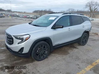 2021 GMC Terrain SLE with VIN 3GKALTEV1ML305764, listed as a IAAI auction lot 41394429 with 28,900 mi miles and . Bid and sale history available at carsss.com. Image 18.