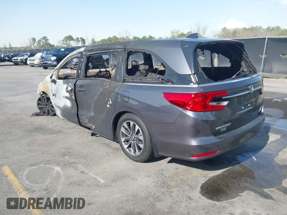 2023 Honda Odyssey EX-L с VIN 5FNRL6H68PB059755, выставлен на аукционе IAAI как лот 41828532 с пробегом 15 318 миль миль и . История ставок и продаж доступна на DreamBid. Изображение 3.