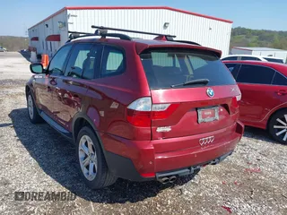 2010 BMW X3 xDrive30i with VIN WBXPC9C4XAWJ34508, listed as a IAAI auction lot 41970307 with 282,301 mi miles. Bid and sale history available at carsss.com. Image 3.