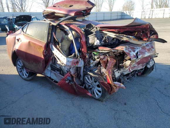 2007 Lexus IS 250 with VIN JTHCK262772018326, listed as a Copart auction lot 44821825 with 0 mi miles and Salvage Title. Bid and sale history available at carsss.com. Image 4.