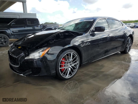 2016 Maserati Quattroporte S Q4 with VIN ZAM56RRA1G1167018, listed as a Copart auction lot 78903044 with 68,527 mi miles and Salvage Title. Bid and sale history available at carsss.com. Image 1.