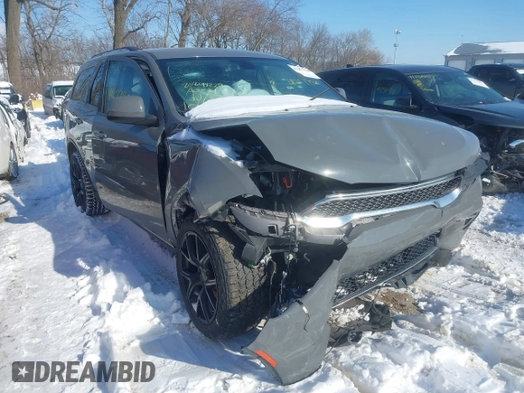 2022 Dodge Durango SXT with VIN 1C4RDJAG2NC104962, listed as a IAAI auction lot 41277560 with 99,831 mi miles and . Bid and sale history available at DreamBid. Image 1.
