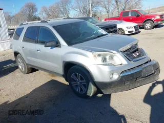 2012 GMC Acadia SLE with VIN 1GKKVPED7CJ187108, listed as a IAAI auction lot 41031200 with 161,605 mi miles. Bid and sale history available at carsss.com. Image 1.