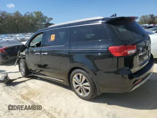 2018 Kia Sedona SX-L with VIN KNDME5C1XJ6351274, listed as a Copart auction lot 48867065 with 66,637 mi miles and Salvage Title. Bid and sale history available at carsss.com. Image 2.