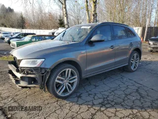 2015 Audi SQ5 Premium Plus with VIN WA1CGAFP5FA120263, listed as a Copart auction lot 41537585 with 161,900 mi miles and Salvage Title. Bid and sale history available at carsss.com. Image 1.