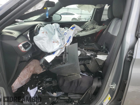 2023 Chevrolet TrailBlazer RS with VIN KL79MTSL7PB195918, listed as a Copart auction lot 46380325 with Not Provided miles and Salvage Title. Bid and sale history available at DreamBid. Image 7.