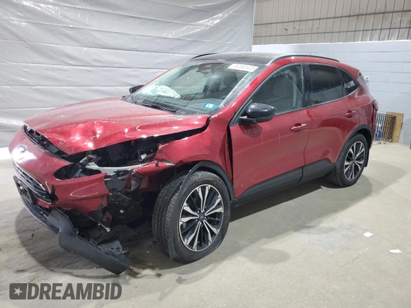 2021 Ford Escape SE Hybrid with VIN 1FMCU9BZ5MUB12370, listed as a Copart auction lot 57591475 with 52,799 mi miles and Salvage title. Bid and sale history available at DreamBid. Image 1.