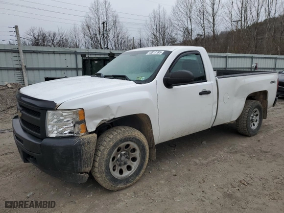 2011 Chevrolet Silverado 1500 Work Truck with VIN 1GCNKPEX9BZ420885, listed as a Copart auction lot 43811395 with 126,302 mi miles and Salvage Title. Bid and sale history available at carsss.com. Image 1.