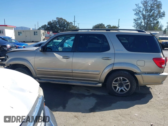 2005 Toyota Sequoia Limited with VIN 5TDZT38A05S252493, listed as a IAAI auction lot 41637977 with 244,217 mi miles and . Bid and sale history available at DreamBid. Image 15.