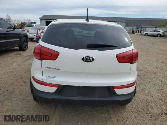 2015 Kia Sportage LX with VIN KNDPBCAC5F7692727, listed as a Copart auction lot 55222935 with 192,334 mi miles and Clean Title. Bid and sale history available at carsss.com. Image 6.