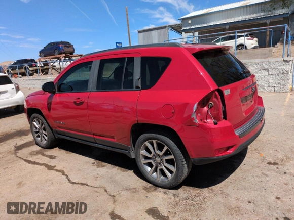 2016 Jeep Compass Sport z VIN 1C4NJCBA9GD777211, wystawiony jako Copart lot #47849215 z przebiegiem 118 804 mil mil oraz Szkoda całkowita • Salvage title. Historia ofert i sprzedaży dostępna na DreamBid. Obrazek 2.