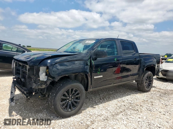 2021 GMC Canyon 2WD Elevation with VIN 1GTG5CEN2M1273060, listed as a Copart auction lot 59078095 with 46,552 mi miles and Salvage title. Bid and sale history available at DreamBid. Image 1.