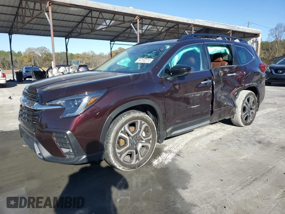 2024 Subaru Ascent Touring z VIN 4S4WMAWD1R3425491, wystawiony jako Copart lot #84790274 z przebiegiem 10 155 mil mil oraz Szkoda całkowita • Salvage title. Historia ofert i sprzedaży dostępna na DreamBid. Obrazek 1.
