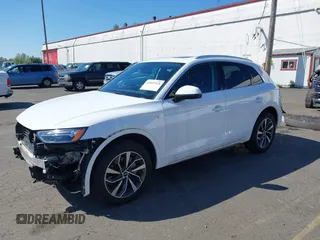2022 Audi Q5 S line Premium Plus with VIN WA1EAAFY0N2112616, listed as a IAAI auction lot 42011925 with 67,076 mi miles and . Bid and sale history available at DreamBid. Image 2.
