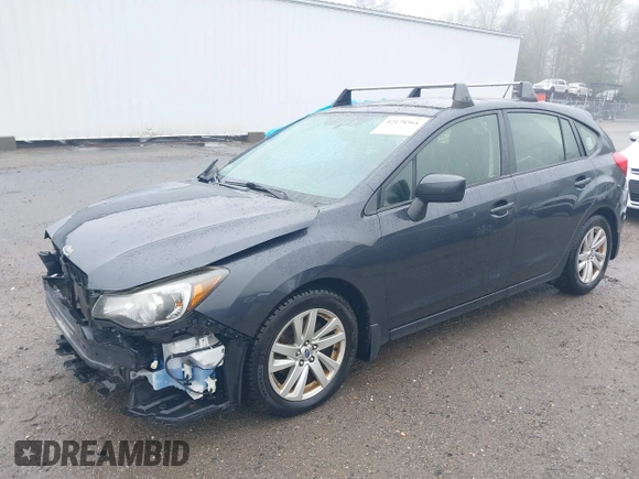 2016 Subaru Impreza Premium with VIN JF1GPAB67G8265968, listed as a IAAI auction lot 42178364 with 116,504 mi miles and . Bid and sale history available at DreamBid. Image 2.