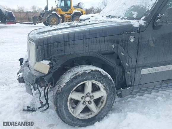 2009 Jeep Liberty Limited with VIN 1J8GN58K29W540097, listed as a IAAI auction lot 41593396 with 136,262 mi miles. Bid and sale history available at carsss.com. Image 6.