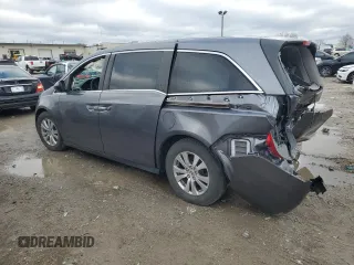 2014 Honda Odyssey EX with VIN 5FNRL5H40EB054748, listed as a Copart auction lot 46794555 with 135,095 mi miles and Salvage Title. Bid and sale history available at carsss.com. Image 2.