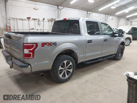 2020 Ford F-150 XL with VIN 1FTEW1EP5LFA61412, listed as a IAAI auction lot 41924863 with 96,397 mi miles. Bid and sale history available at carsss.com. Image 4.