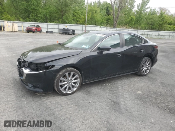 2019 Mazda 3 Preferred with VIN 3MZBPADL3KM106423, listed as a Copart auction lot 57376795 with 79,422 mi miles and Salvage title. Bid and sale history available at DreamBid. Image 1.
