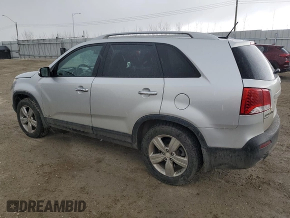 2013 Kia Sorento EX with VIN 5XYKUDA20DG401262, listed as a Copart auction lot 53732255 with 196,064 mi miles and Clean Title. Bid and sale history available at carsss.com. Image 2.