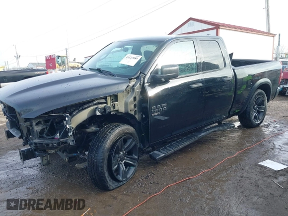 2021 Ram 1500 Classic Warlock with VIN 1C6RR7GG3MS562307, listed as a IAAI auction lot 41523089 with 41,226 mi miles. Bid and sale history available at carsss.com. Image 15.