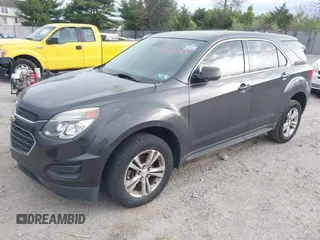 2016 Chevrolet Equinox LS with VIN 2GNFLEEK9G6115360, listed as a IAAI auction lot 42025280 with 146,609 mi miles. Bid and sale history available at carsss.com. Image 2.