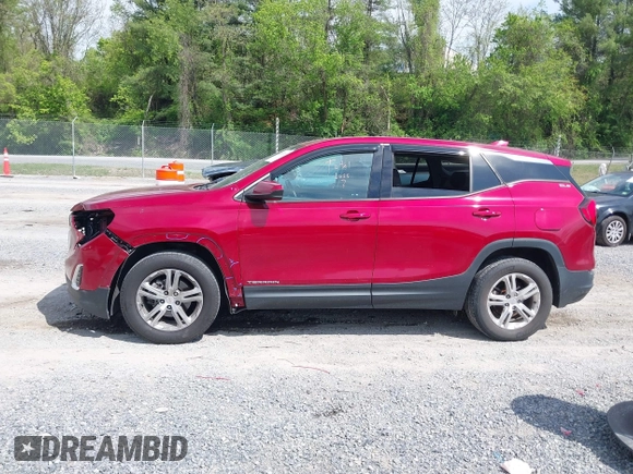 2019 GMC Terrain SLE with VIN 3GKALTEV4KL399376, listed as a IAAI auction lot 42143747 with 181,346 mi miles. Bid and sale history available at carsss.com. Image 14.