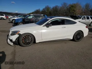 2018 Mercedes-Benz C 43 AMG with VIN WDDWJ6EB5JF625938, listed as a Copart auction lot 87166034 with 72,972 mi miles and Non Repairable. Bid and sale history available at carsss.com. Image 1.