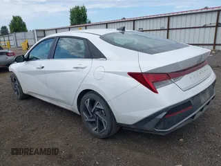 2024 Hyundai Elantra SEL with VIN KMHLS4DG6RU696600, listed as a IAAI auction lot 42421377 with 11,944 mi miles and . Bid and sale history available at DreamBid. Image 3.