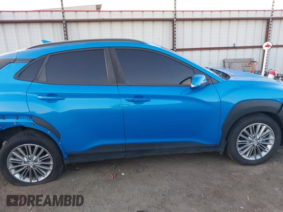 2019 Hyundai Kona SEL with VIN KM8K62AA6KU287071, listed as a IAAI auction lot 40654840 with 93,566 mi miles and . Bid and sale history available at DreamBid. Image 14.