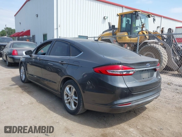 2018 Ford Fusion SE with VIN 3FA6P0HD8JR277127, listed as a IAAI auction lot 42040109 with 118,795 mi miles. Bid and sale history available at carsss.com. Image 14.