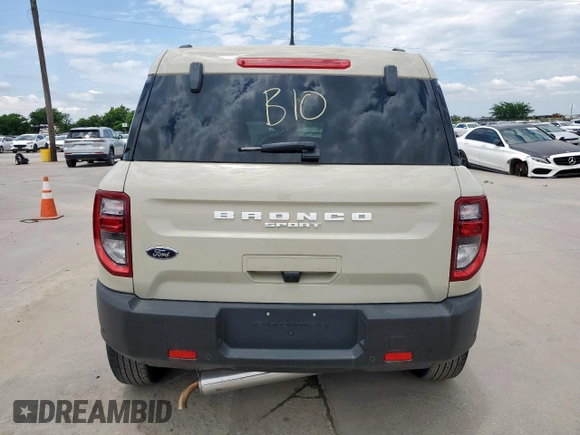 2024 Ford Bronco Sport Big Bend z VIN 3FMCR9B66RRF55410, wystawiony jako Copart lot #57873135 z przebiegiem 535 mil mil oraz Szkoda całkowita • Salvage title. Historia ofert i sprzedaży dostępna na DreamBid. Obrazek 6.