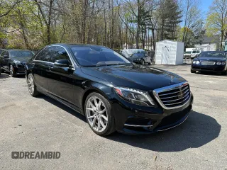 2015 Mercedes-Benz S 550 with VIN WDDUG8CB5FA129871, listed as a Copart auction lot 55213305 with 110,748 mi miles and Clean Title. Bid and sale history available at carsss.com. Image 1.