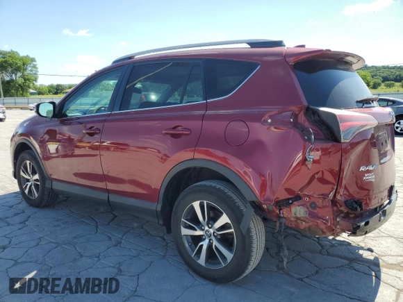 2018 Toyota RAV4 XLE with VIN 2T3WFREV5JW407777, listed as a Copart auction lot 58156275 with 119,447 mi miles and Salvage title. Bid and sale history available at DreamBid. Image 2.