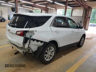 2021 Chevrolet Equinox LT with VIN 2GNAXTEV2M6141551, listed as a Copart auction lot 55253075 with 59,911 mi miles and Salvage title. Bid and sale history available at DreamBid. Image 3.
