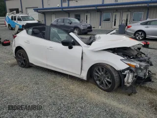 2018 Mazda 3 Touring with VIN 3MZBN1L39JM193945, listed as a Copart auction lot 53032825 with Not Provided miles and Salvage Title. Bid and sale history available at DreamBid. Image 4.