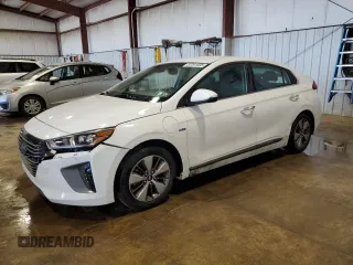2019 Hyundai Ioniq Limited with VIN KMHC75LD1KU172405, listed as a Copart auction lot 57291035 with 73,835 mi miles and Salvage title. Bid and sale history available at DreamBid. Image 1.