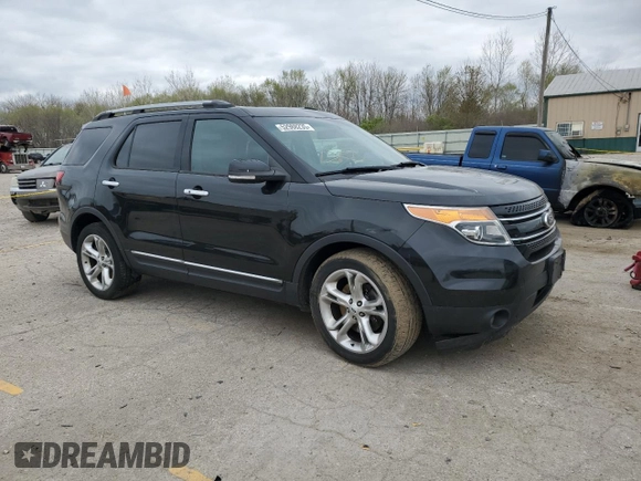 2014 Ford Explorer Limited with VIN 1FM5K7F84EGB85069, listed as a Copart auction lot 52988235 with 222,687 mi miles and Salvage Title. Bid and sale history available at carsss.com. Image 4.