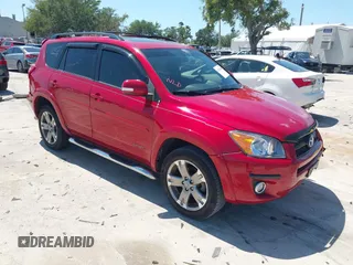 2011 Toyota RAV4 Sport with VIN JTMRK4DV3B5100002, listed as a IAAI auction lot 42030293 with 80,599 mi miles. Bid and sale history available at carsss.com. Image 1.