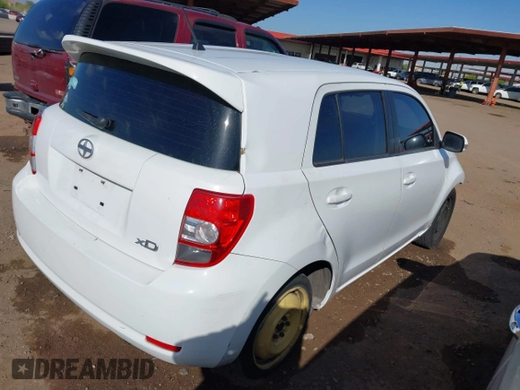 2008 Scion xD with VIN JTKKU10458J018126, listed as a IAAI auction lot 41963351 with 237,670 mi miles. Bid and sale history available at carsss.com. Image 4.