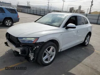 2021 Audi Q5 Premium with VIN WA1G2AFY5M2065264, listed as a Copart auction lot 58758475 with 48,291 mi miles and Salvage title. Bid and sale history available at DreamBid. Image 1.