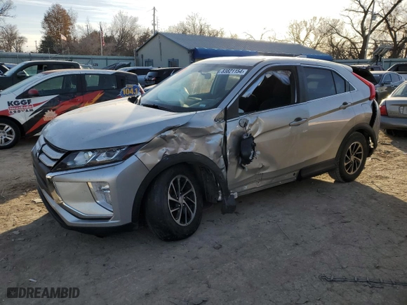 2020 Mitsubishi Eclipse Cross ES with VIN JA4AS3AA2LZ028464, listed as a Copart auction lot 83821154 with 0 mi miles and Salvage Title. Bid and sale history available at carsss.com. Image 1.