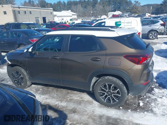 2021 Chevrolet TrailBlazer ACTIV with VIN KL79MSSL9MB017076, listed as a IAAI auction lot 41590904 with 72,402 mi miles and . Bid and sale history available at DreamBid. Image 15.