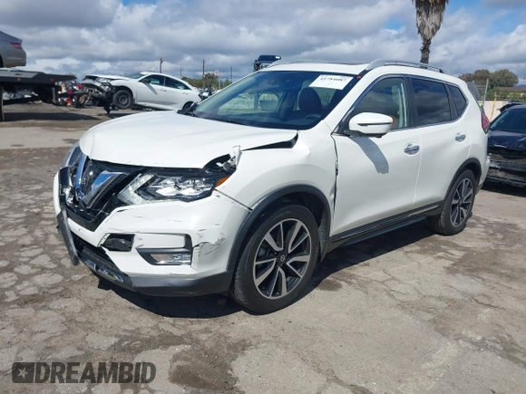 2019 Nissan Rogue SL with VIN 5N1AT2MT2KC794816, listed as a IAAI auction lot 41784087 with 50,655 mi miles and . Bid and sale history available at DreamBid. Image 17.