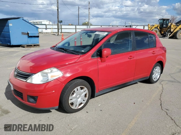 2010 Nissan Versa 1.8 SL with VIN 3N1BC1CP7AL447317, listed as a Copart auction lot 51685555 with 145,147 mi miles and Salvage Title. Bid and sale history available at carsss.com. Image 1.