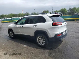 2017 Jeep Cherokee Sport z VIN 1C4PJLAB1HW653104, wystawiony jako Copart lot #58091345 z przebiegiem 106 736 mil mil oraz Szkoda całkowita • Salvage title. Historia ofert i sprzedaży dostępna na DreamBid. Obrazek 2.