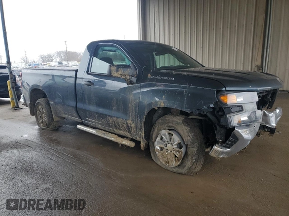 2019 Chevrolet Silverado 1500 with VIN 3GCNYAEH1KG278634, listed as a Copart auction lot 47760145 with 76,238 mi miles and Salvage Title. Bid and sale history available at DreamBid. Image 4.