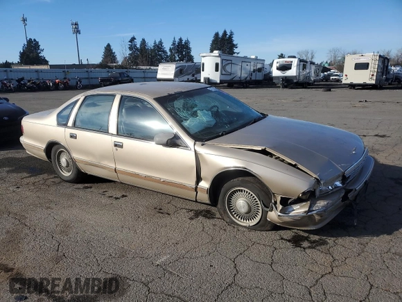 1995 Chevrolet Caprice z VIN 1G1BL52W8SR129349, wystawiony jako Copart lot #41795435 z przebiegiem Nie podano mil oraz Szkoda całkowita • Salvage title. Historia ofert i sprzedaży dostępna na DreamBid. Obrazek 4.