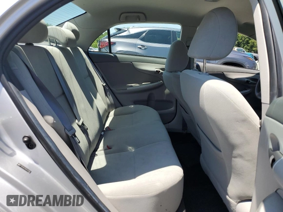 2010 Toyota Corolla with VIN 2T1BU4EEXAC533795, listed as a Copart auction lot 61817185 with 93,322 mi miles and Salvage title. Bid and sale history available at DreamBid. Image 10.