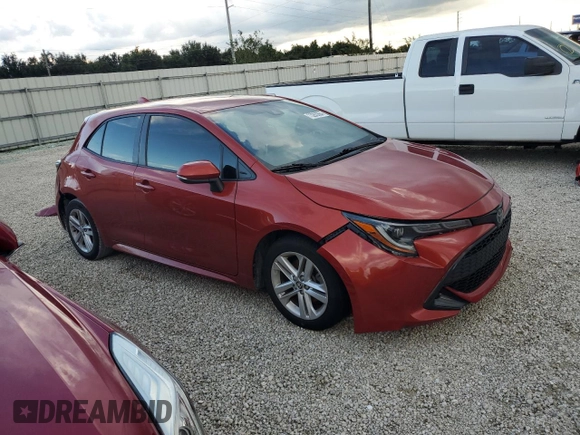 2019 Toyota Corolla Hatchback SE with VIN JTNK4RBE3K3063696, listed as a Copart auction lot 73283364 with 63,822 mi miles and Salvage Title. Bid and sale history available at carsss.com. Image 4.